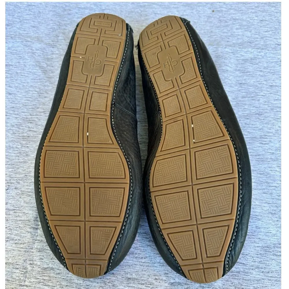 COLE HAAN Men's Black leather shoes, size 10. Loafers/Driving Mocs